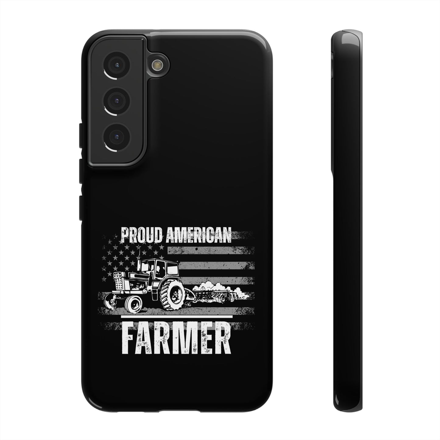 Cell Phone Case | Proud American Farmer | For iPhone, Samsung Galaxy, and Google Pixel
