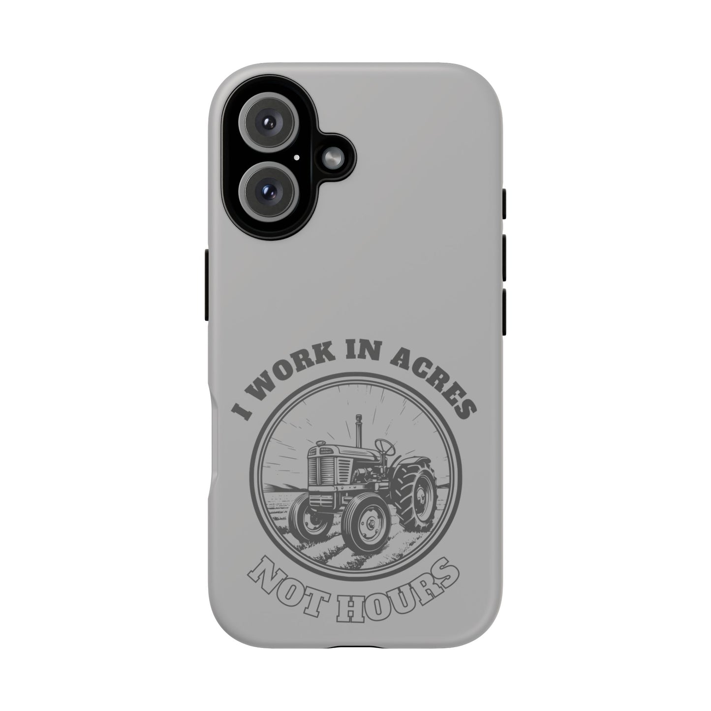 Cell Phone Case | I Work in Acres | For iPhone, Samsung Galaxy, and Google Pixel