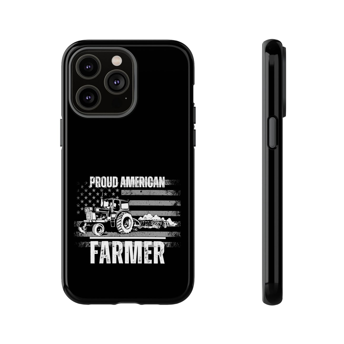 Cell Phone Case | Proud American Farmer | For iPhone, Samsung Galaxy, and Google Pixel
