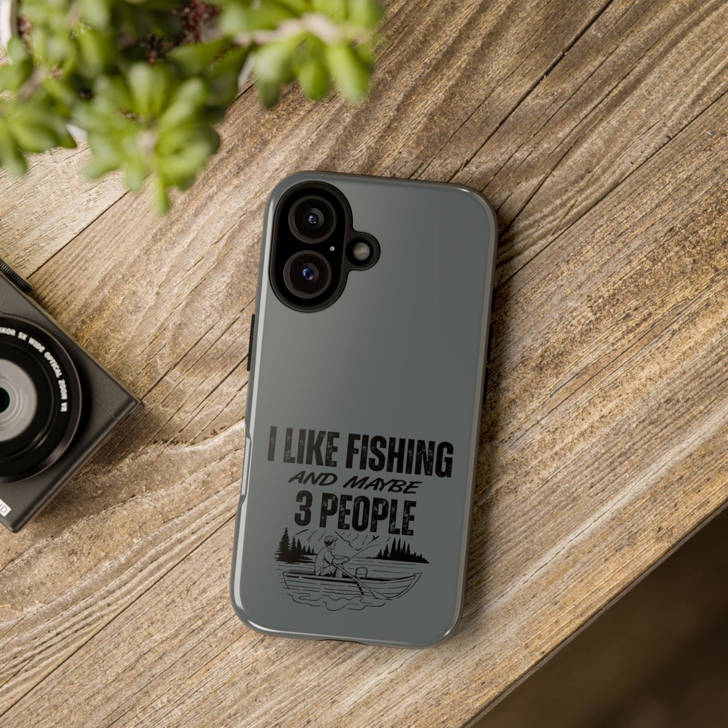Cell Phone Case | I Like Fishing | For iPhone, Samsung Galaxy, and Google Pixel