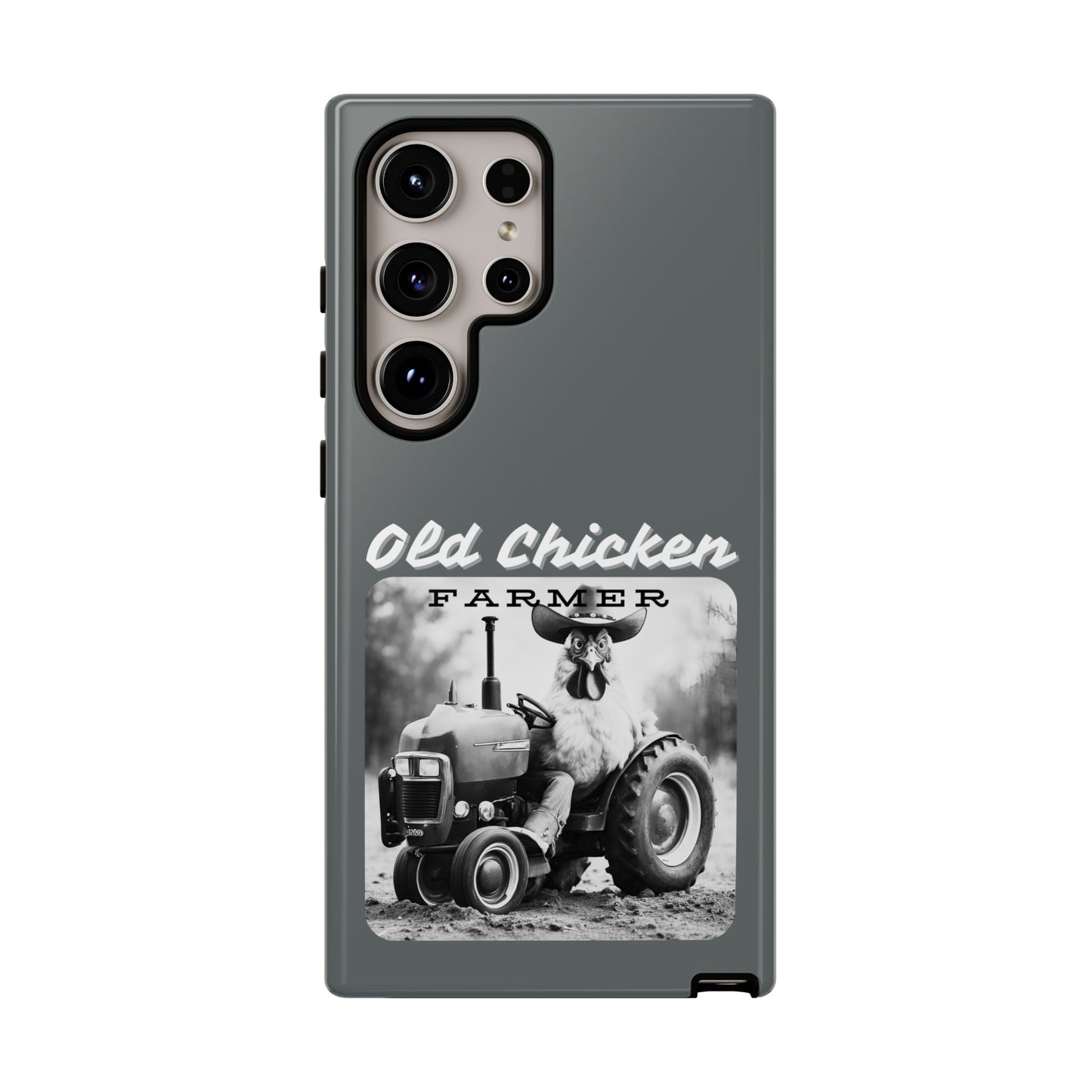Cell Phone Case | Old Chicken Farmer | For iPhone, Samsung Galaxy, and Google Pixel