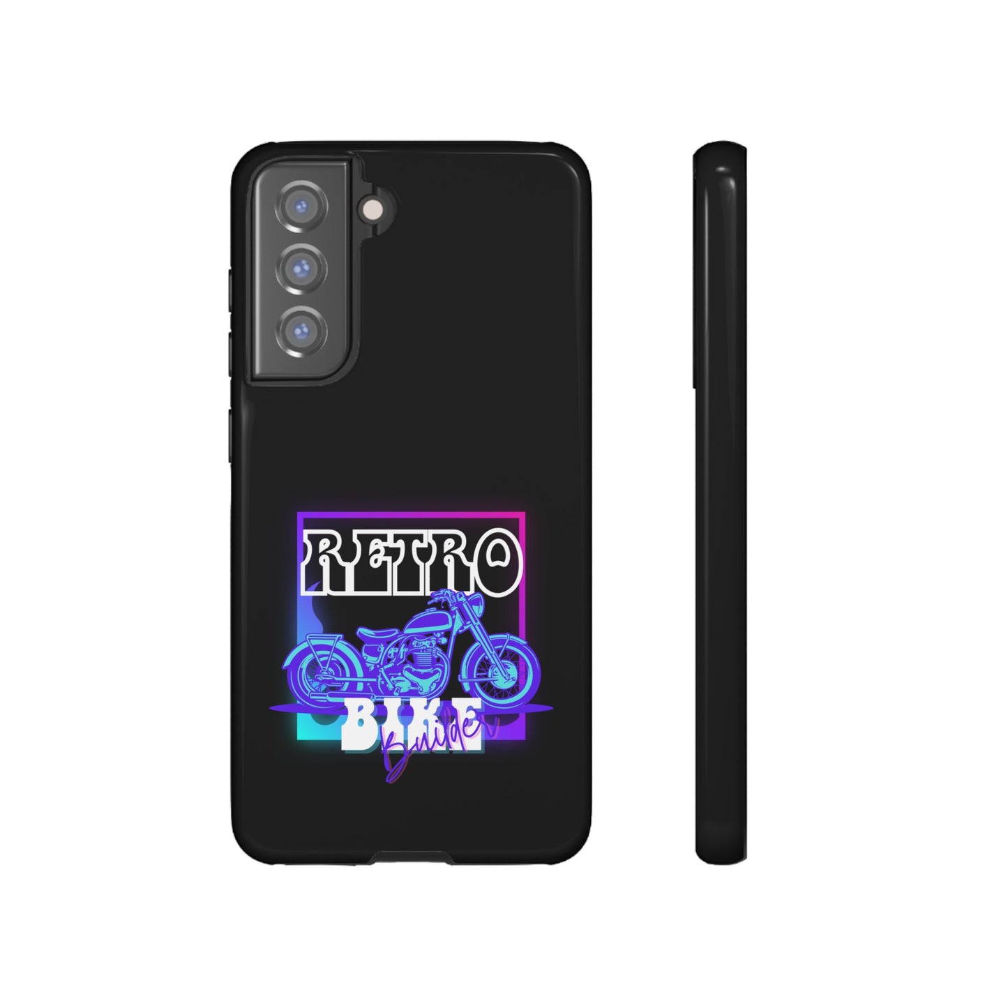 Cell Phone Case | Retro Bike Builder | For iPhone, Samsung Galaxy, and Google Pixel