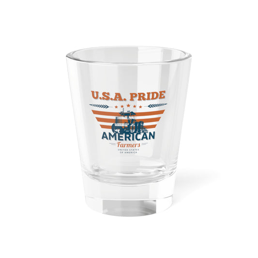 Shot Glass, 1.5oz - USA Pride American Farmers