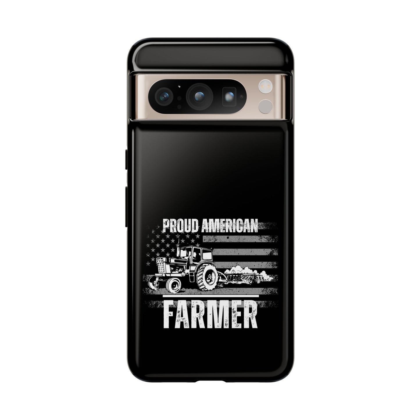 Cell Phone Case | Proud American Farmer | For iPhone, Samsung Galaxy, and Google Pixel