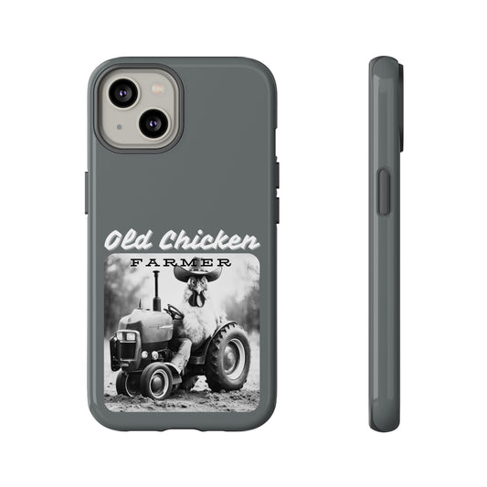 Cell Phone Case | Old Chicken Farmer | For iPhone, Samsung Galaxy, and Google Pixel
