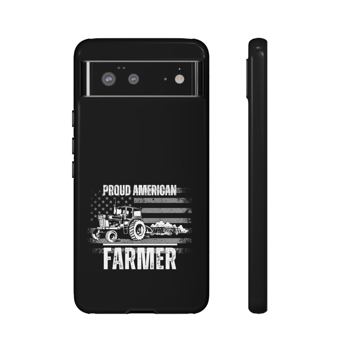 Cell Phone Case | Proud American Farmer | For iPhone, Samsung Galaxy, and Google Pixel