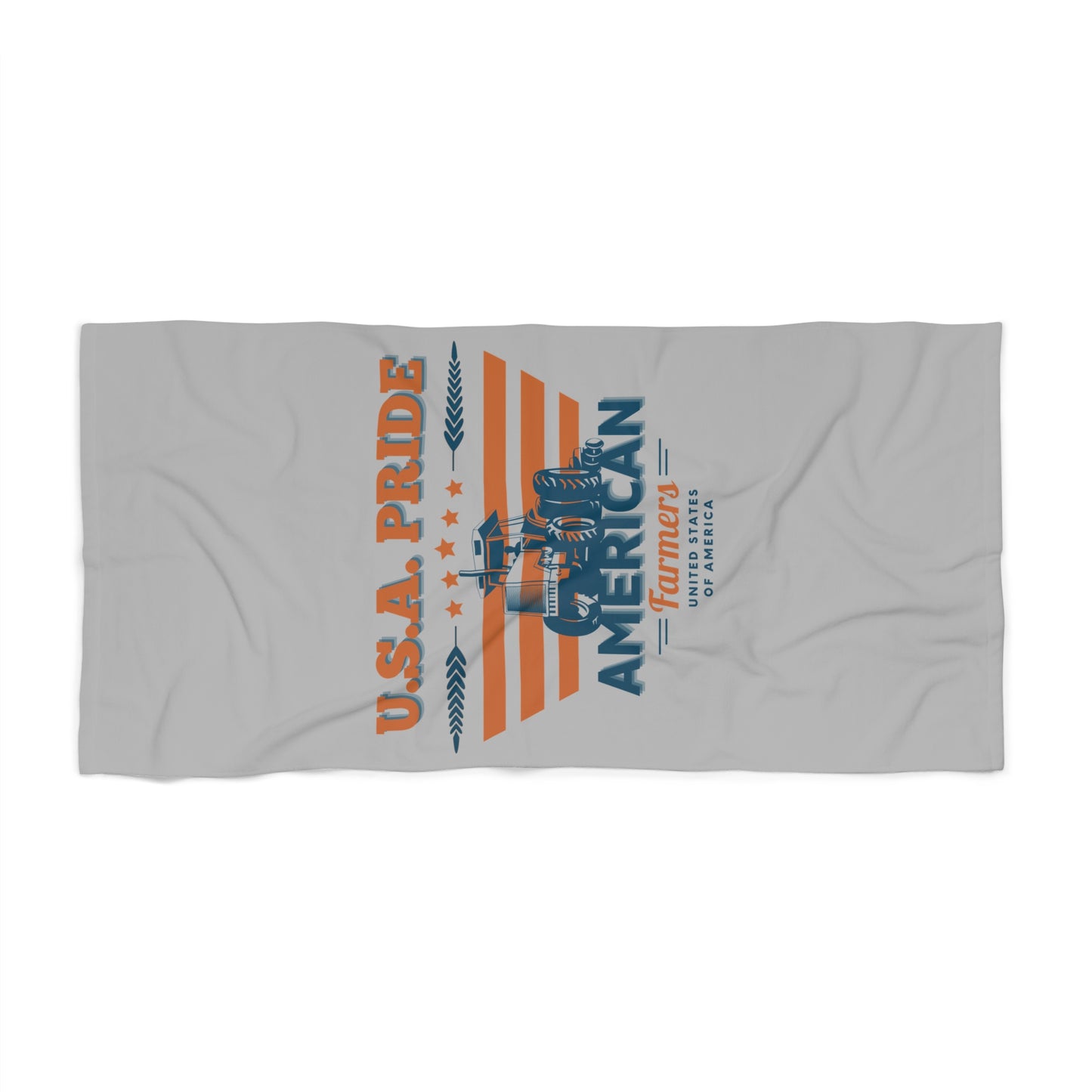 Oak Grove Expressions Beach Towel Big Size | USA Pride American Farmers