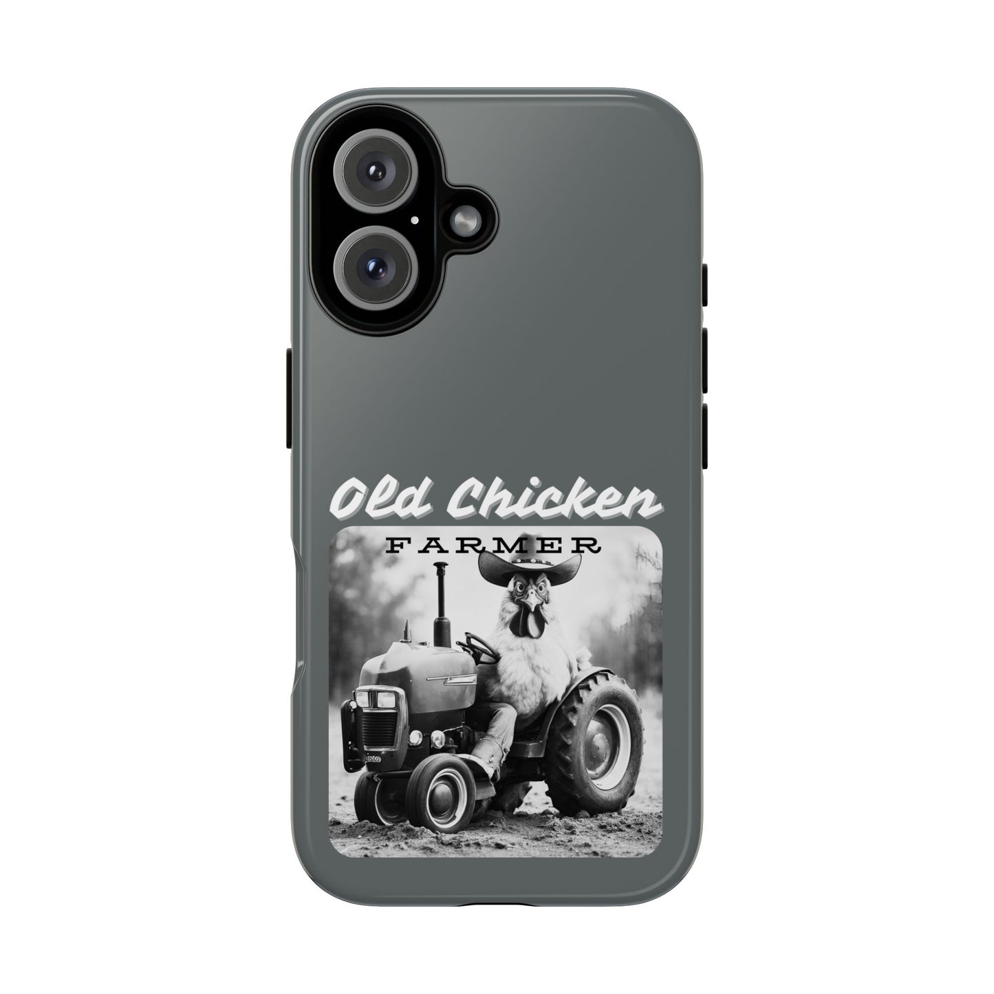 Cell Phone Case | Old Chicken Farmer | For iPhone, Samsung Galaxy, and Google Pixel