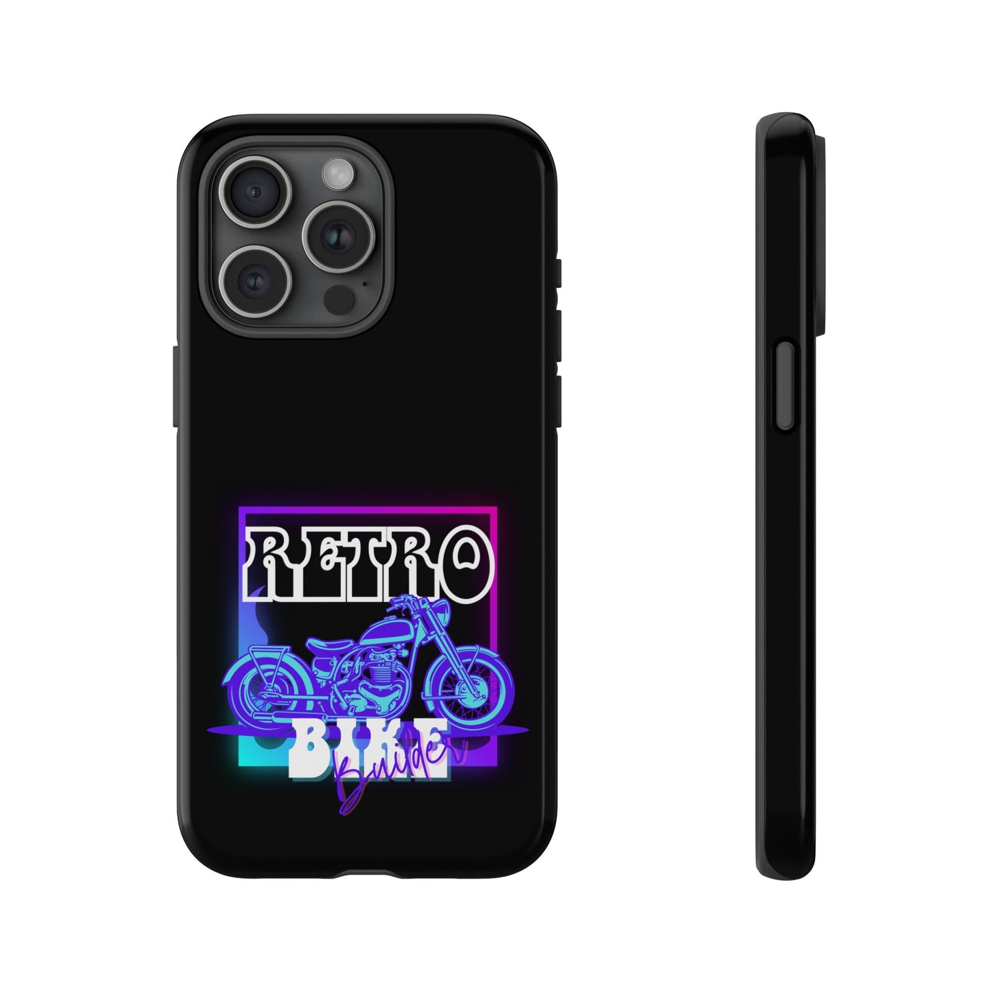 Cell Phone Case | Retro Bike Builder | For iPhone, Samsung Galaxy, and Google Pixel