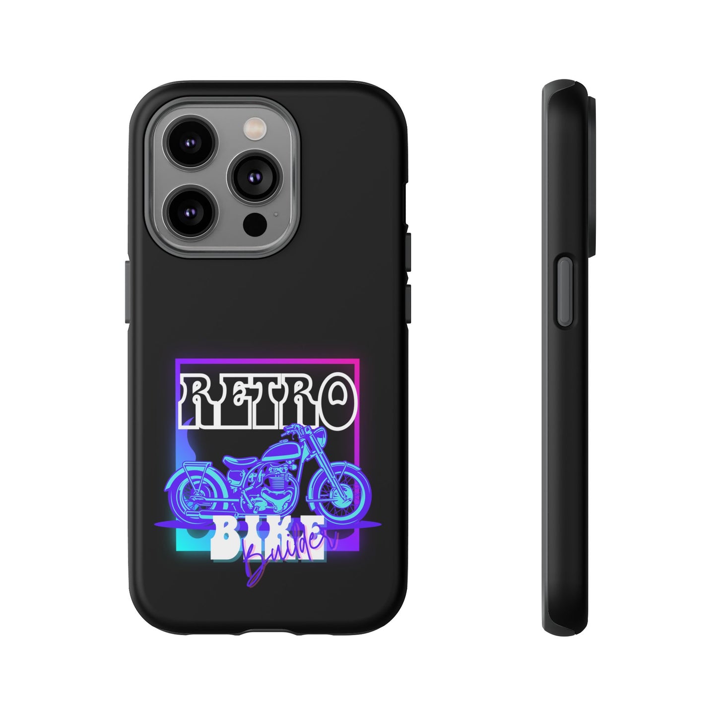 Cell Phone Case | Retro Bike Builder | For iPhone, Samsung Galaxy, and Google Pixel