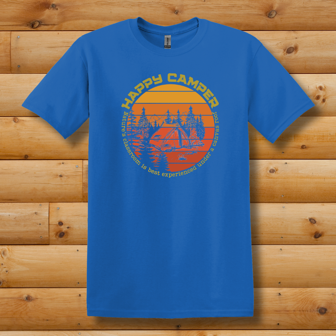 This is image of  Happy Camper T-Shirt version 4