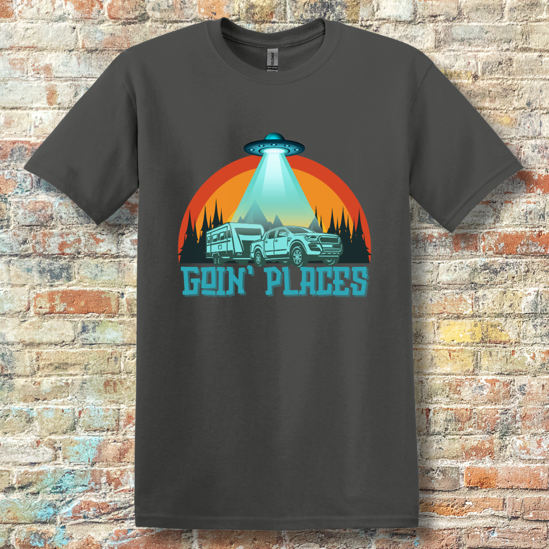 This is image of  Goin Places T-Shirt version 4