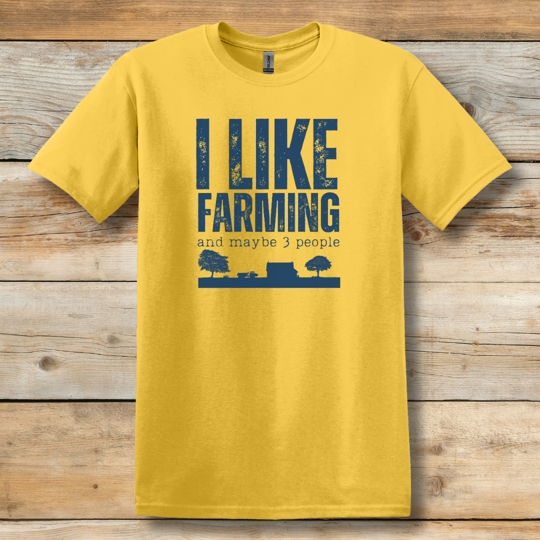 This is image of  I Like Farming T-Shirt version 1
