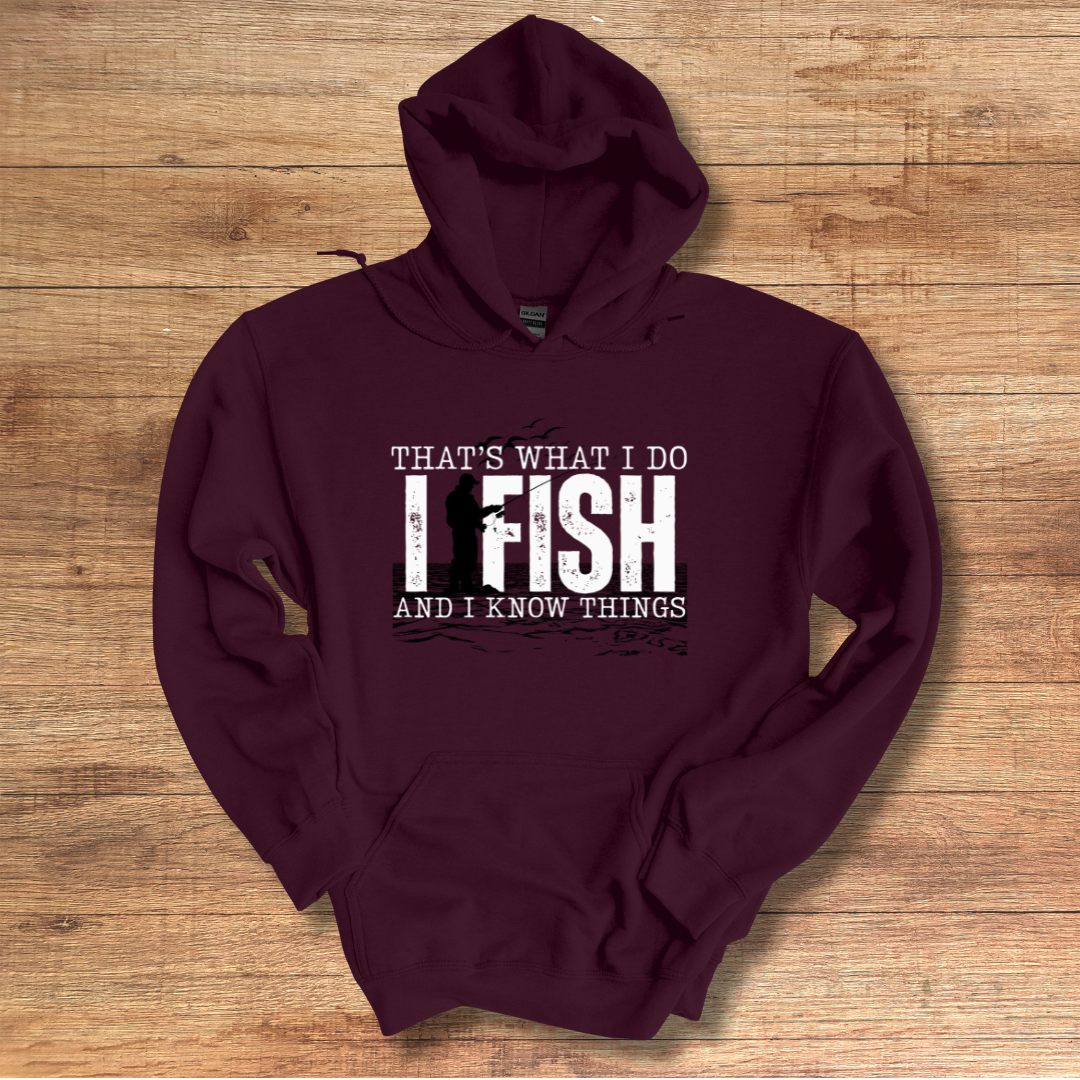 That's What I Do, I Fish Long-Sleeve Hoodie