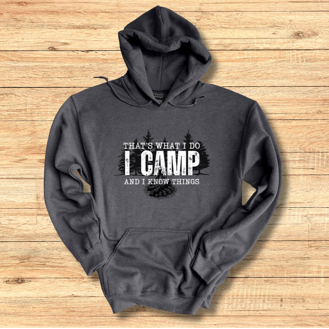 That's What I Do, I Camp Long-Sleeve Hoodie