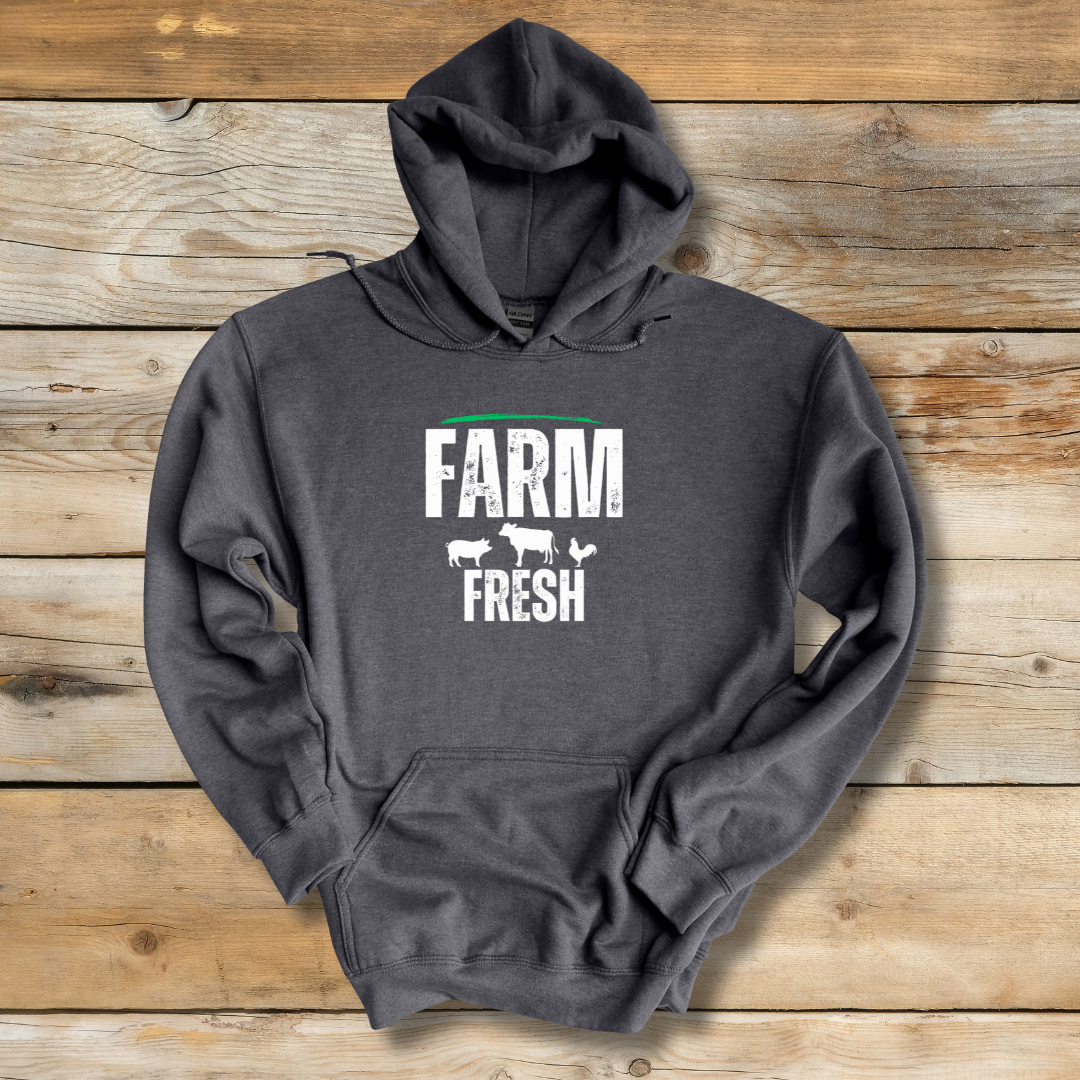 This is image of  Farm Fresh Long-Sleeve Hoodie version 2