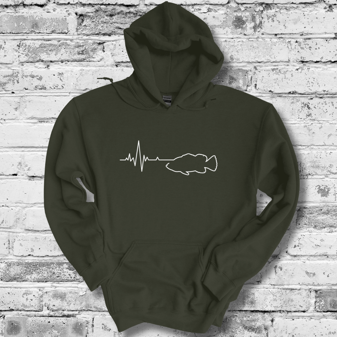 Fishing Heartbeat Hoodie | Best Fishing Gifts