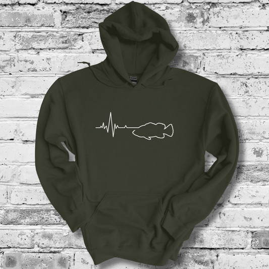 Fishing Heartbeat Hoodie | Best Fishing Gifts