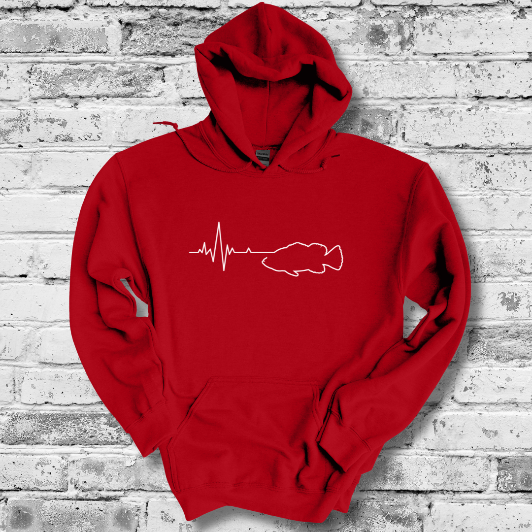 Fishing Heartbeat Hoodie | Best Fishing Gifts
