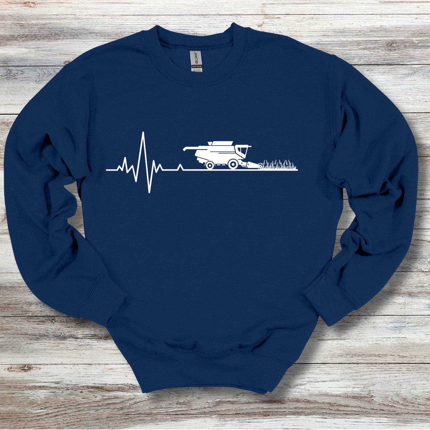 Farming Heartbeat Sweatshirt | Gift for Farmers