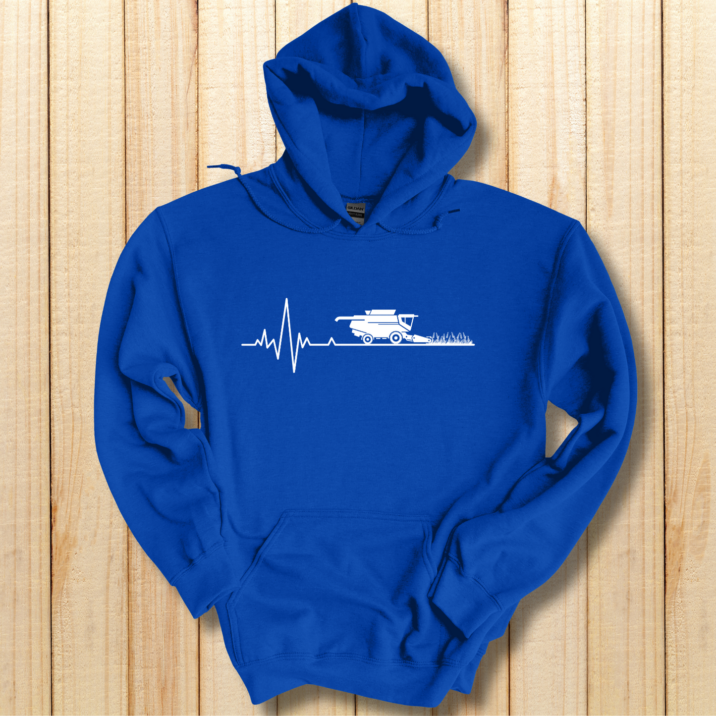 Farming Heartbeat Hoodie | Farmer Gift