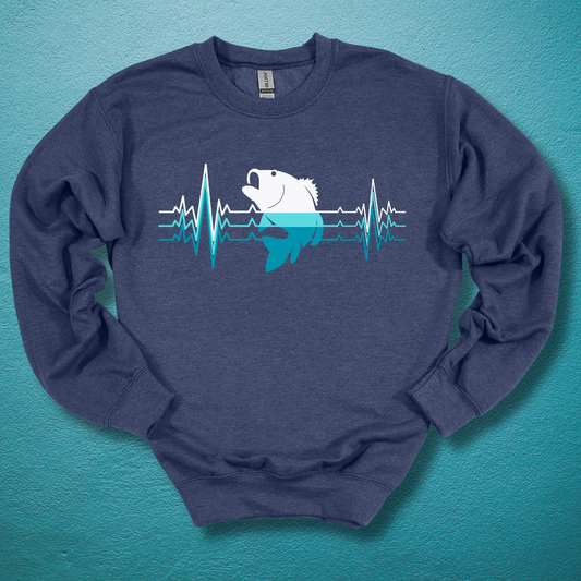 Fishing Pulse Sweatshirt | Best Fishing Gifts