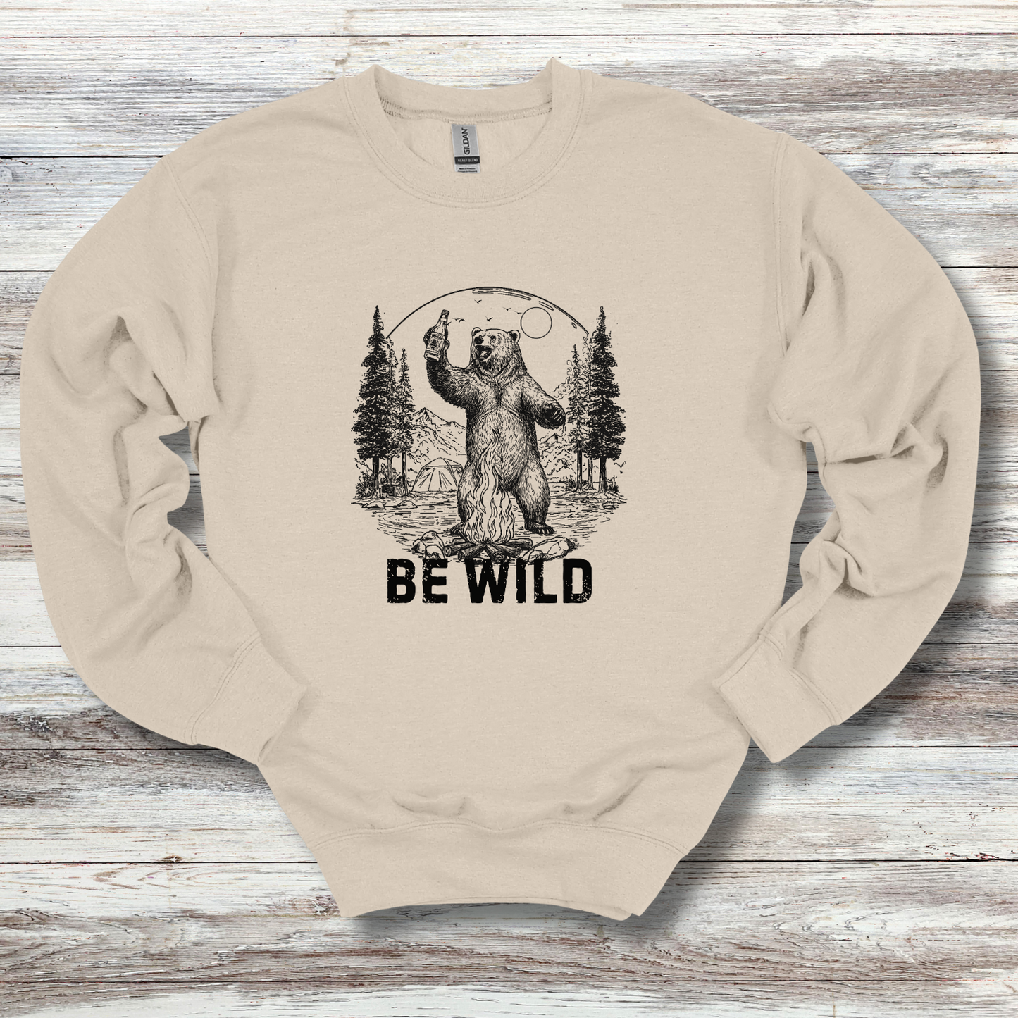Be Wild Sweatshirt | Camper Gift