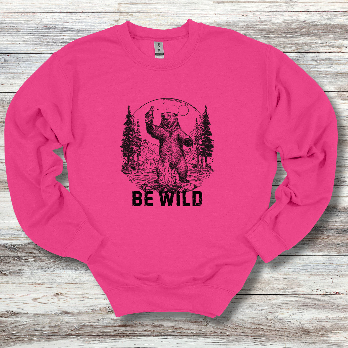 Be Wild Sweatshirt | Camper Gift