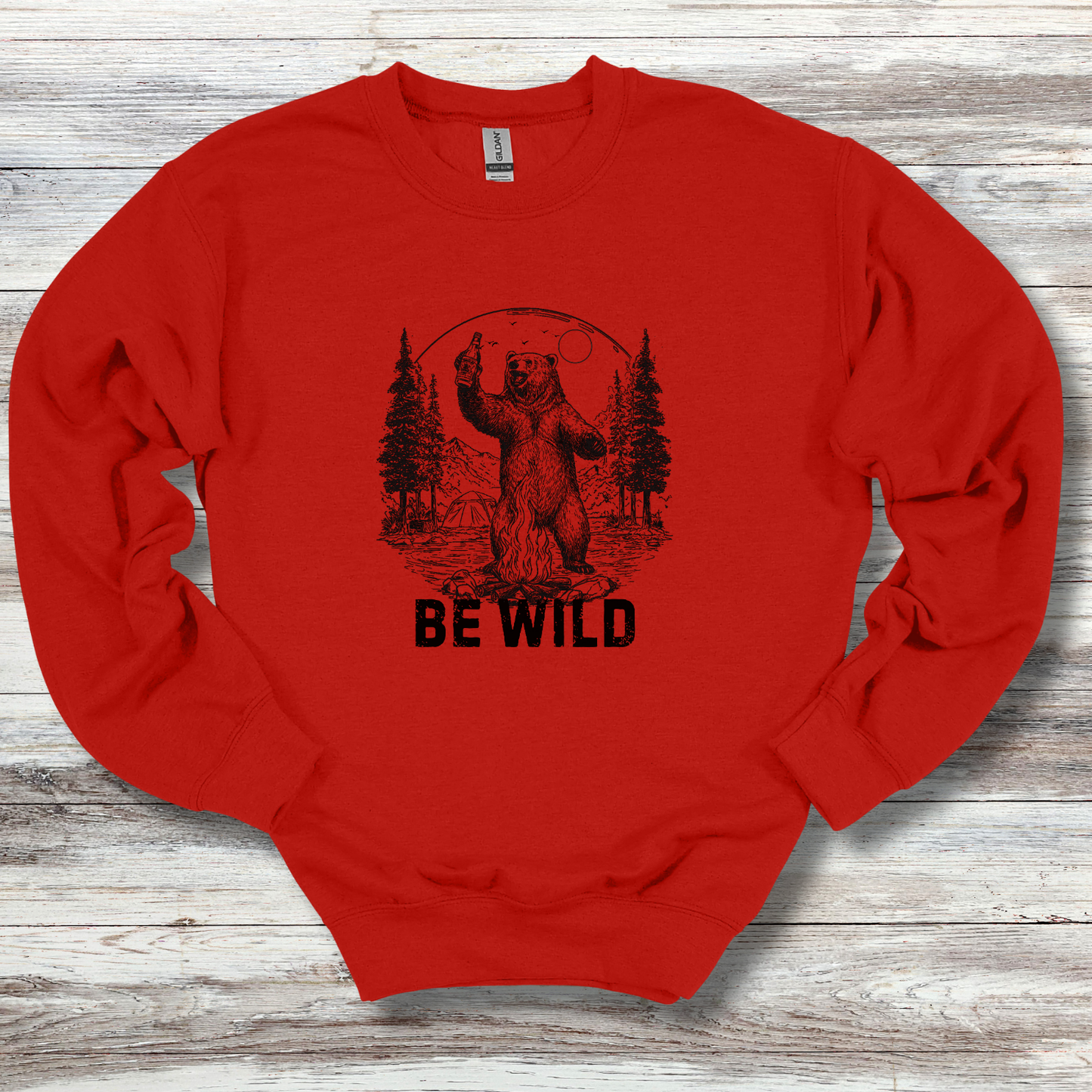 Be Wild Sweatshirt | Camper Gift