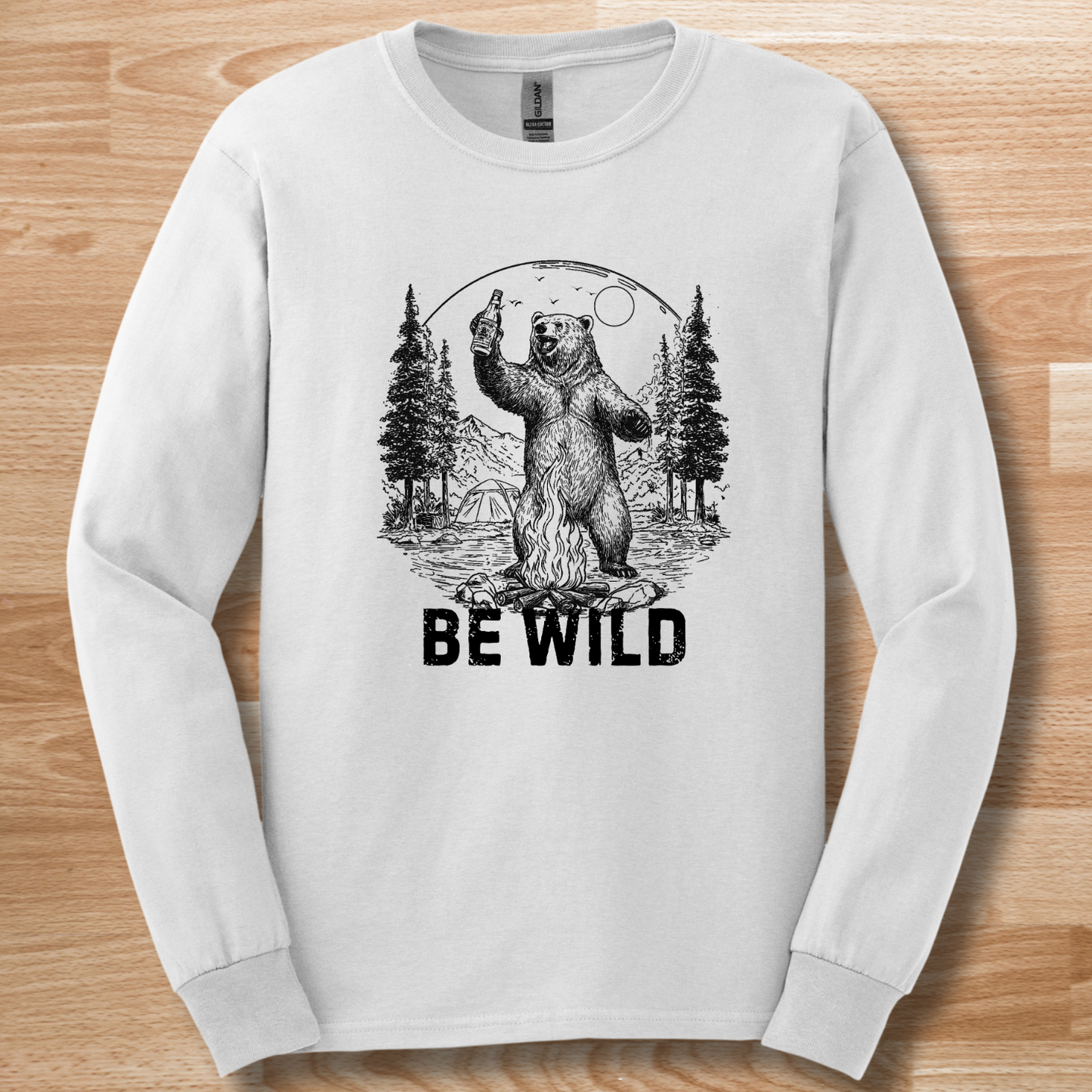 Be Wild Long Sleeve Tee | Camper Gift