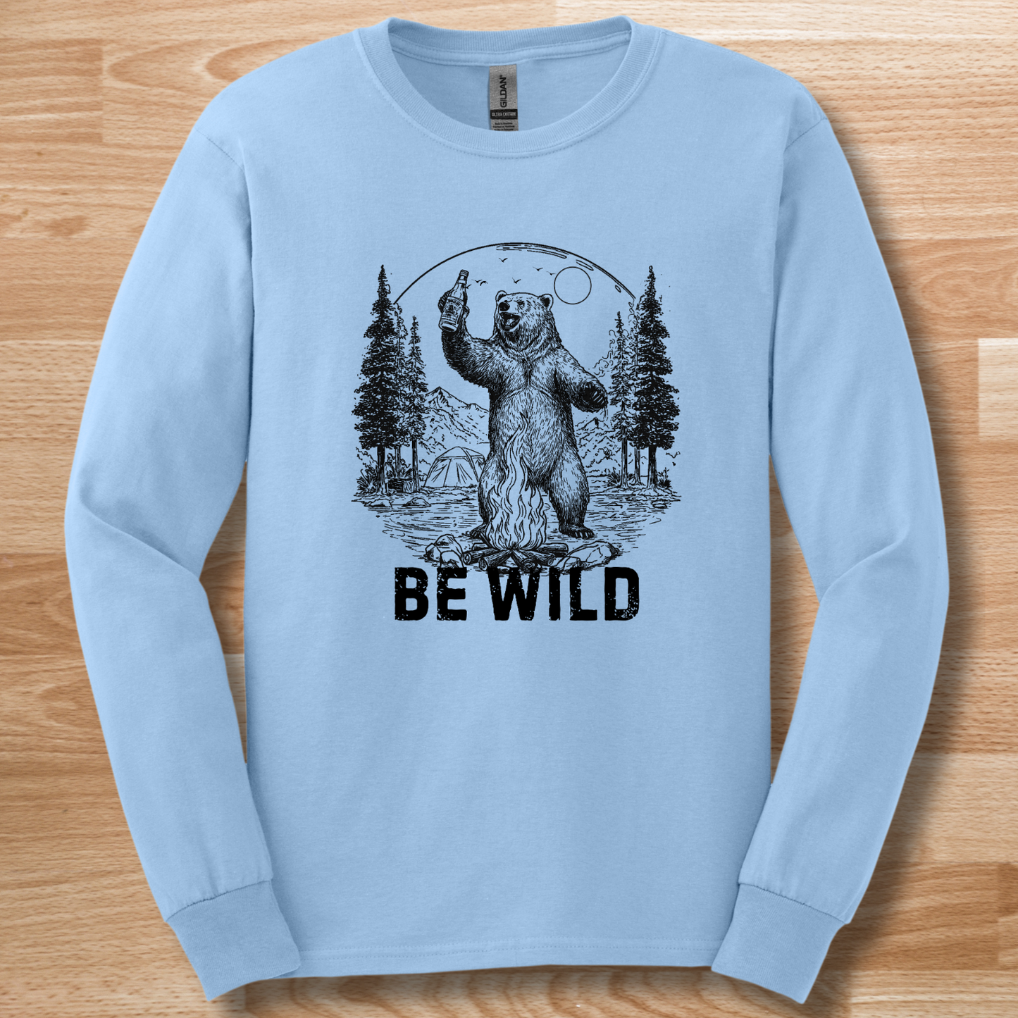 Be Wild Long Sleeve Tee | Camper Gift