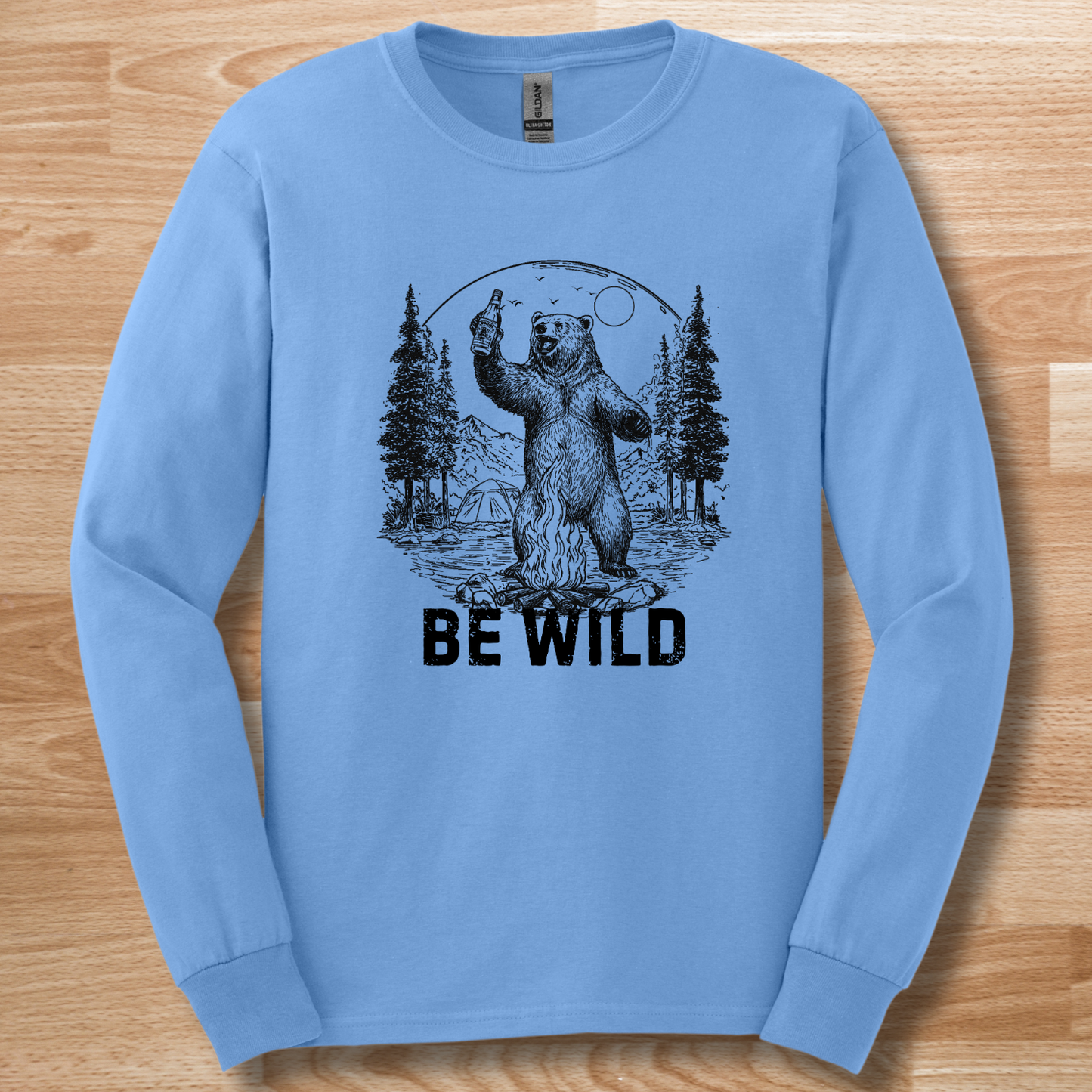 Be Wild Long Sleeve Tee | Camper Gift