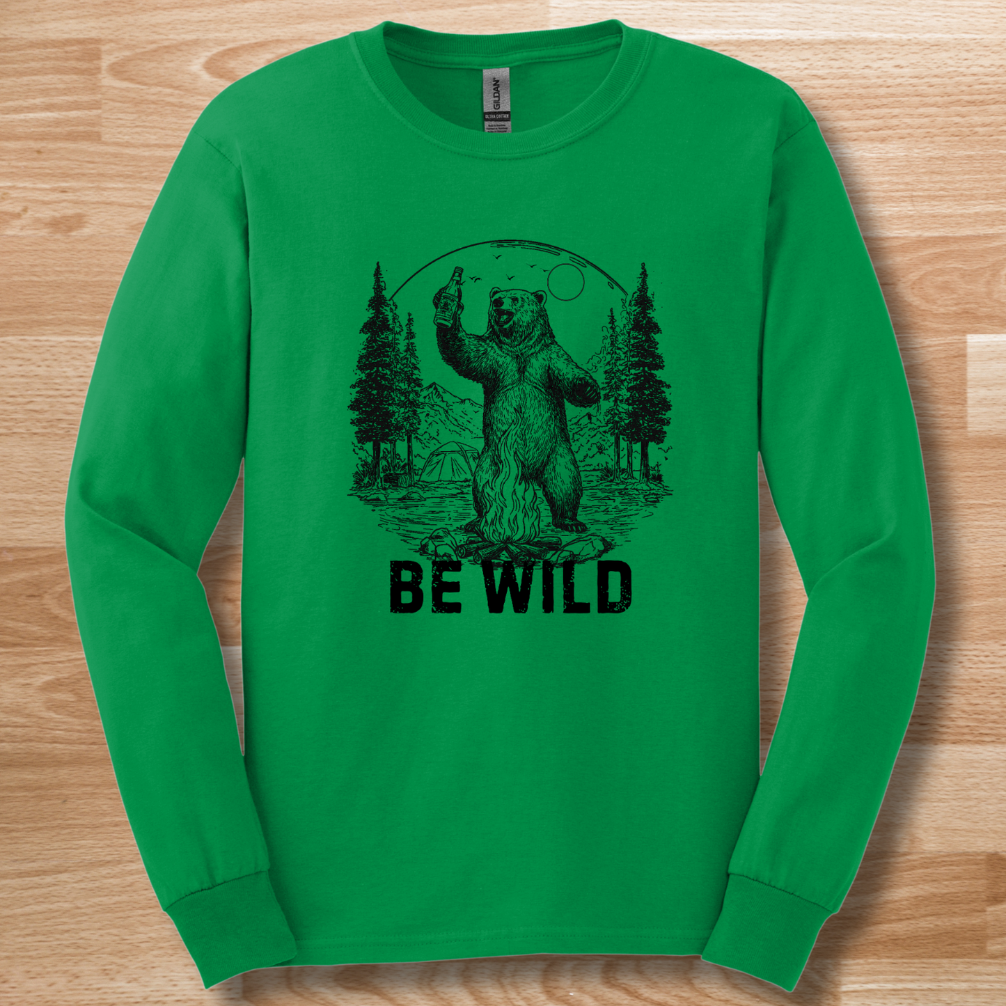 Be Wild Long Sleeve Tee | Camper Gift