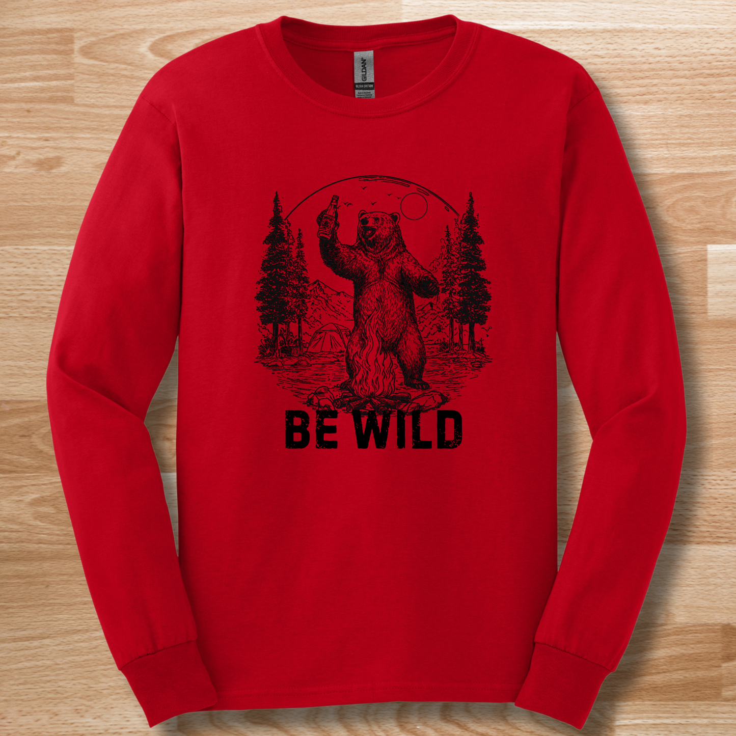 Be Wild Long Sleeve Tee | Camper Gift