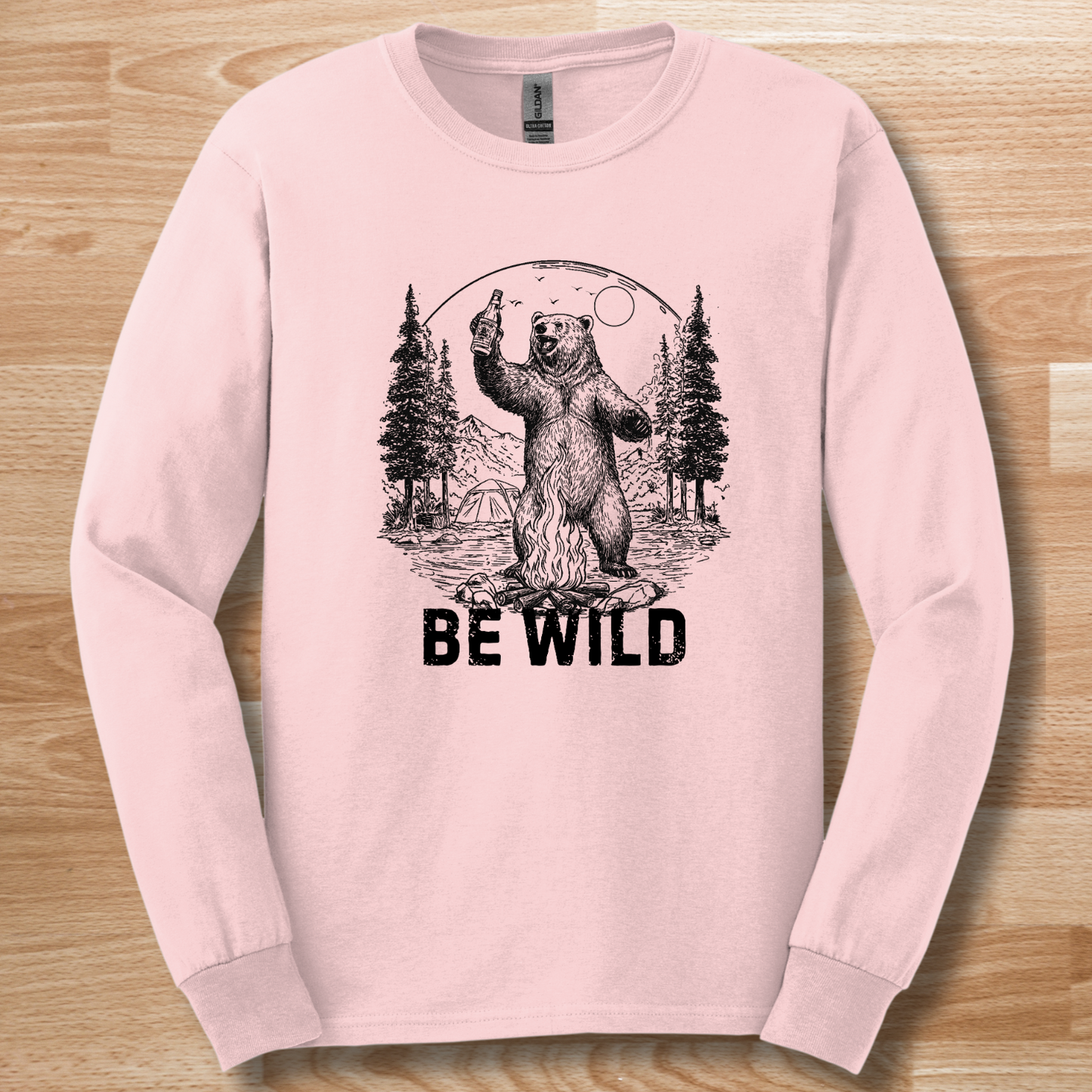 Be Wild Long Sleeve Tee | Camper Gift
