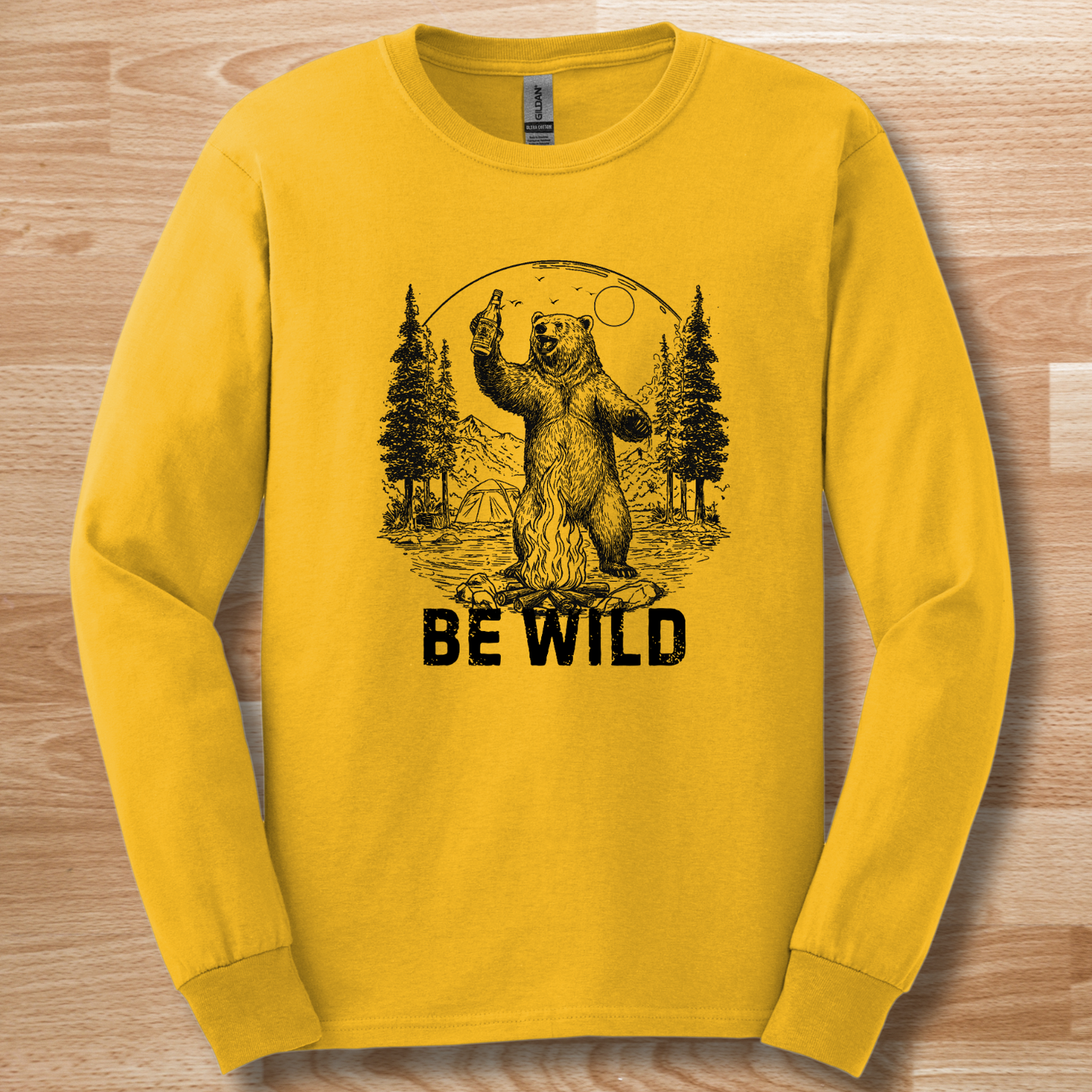 Be Wild Long Sleeve Tee | Camper Gift