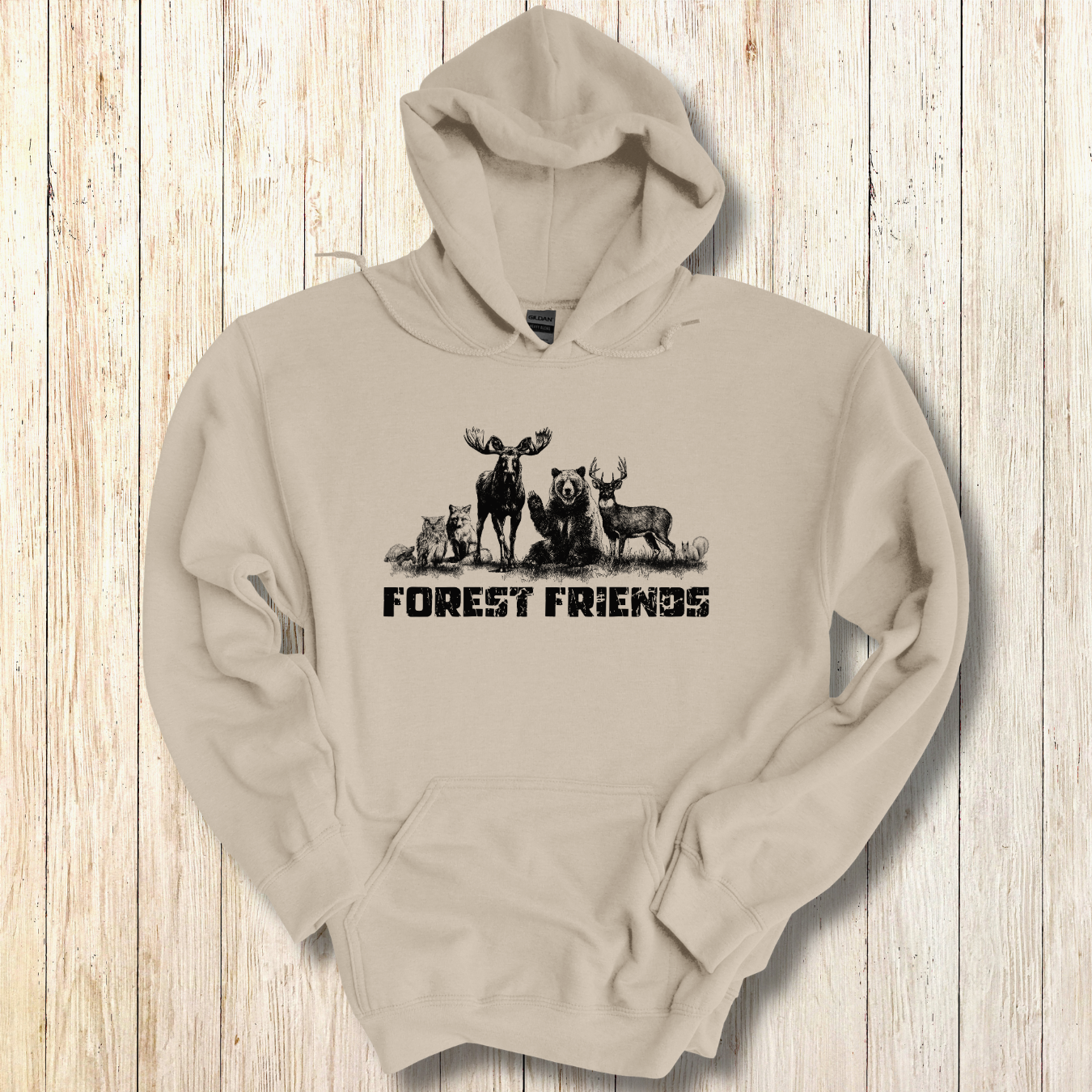 Forest Friends Hoodie | Camping Gift