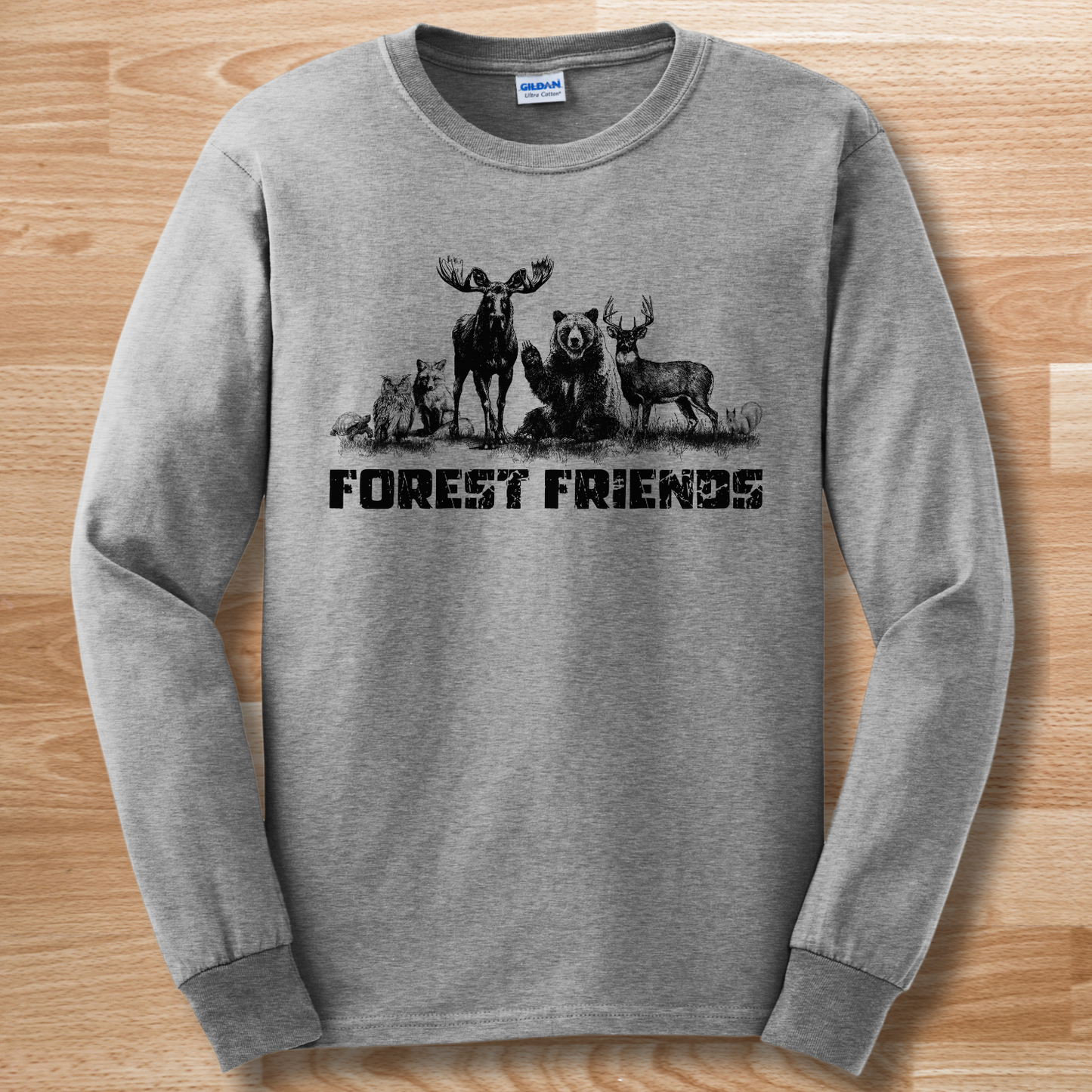 Forest Friends Long Sleeve Tee | Camp Shirt