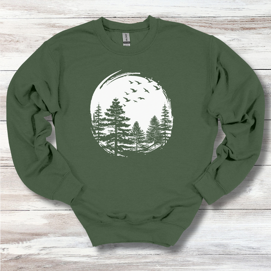 Nature Lover Pines Sweatshirt | Camping Gift Ideas