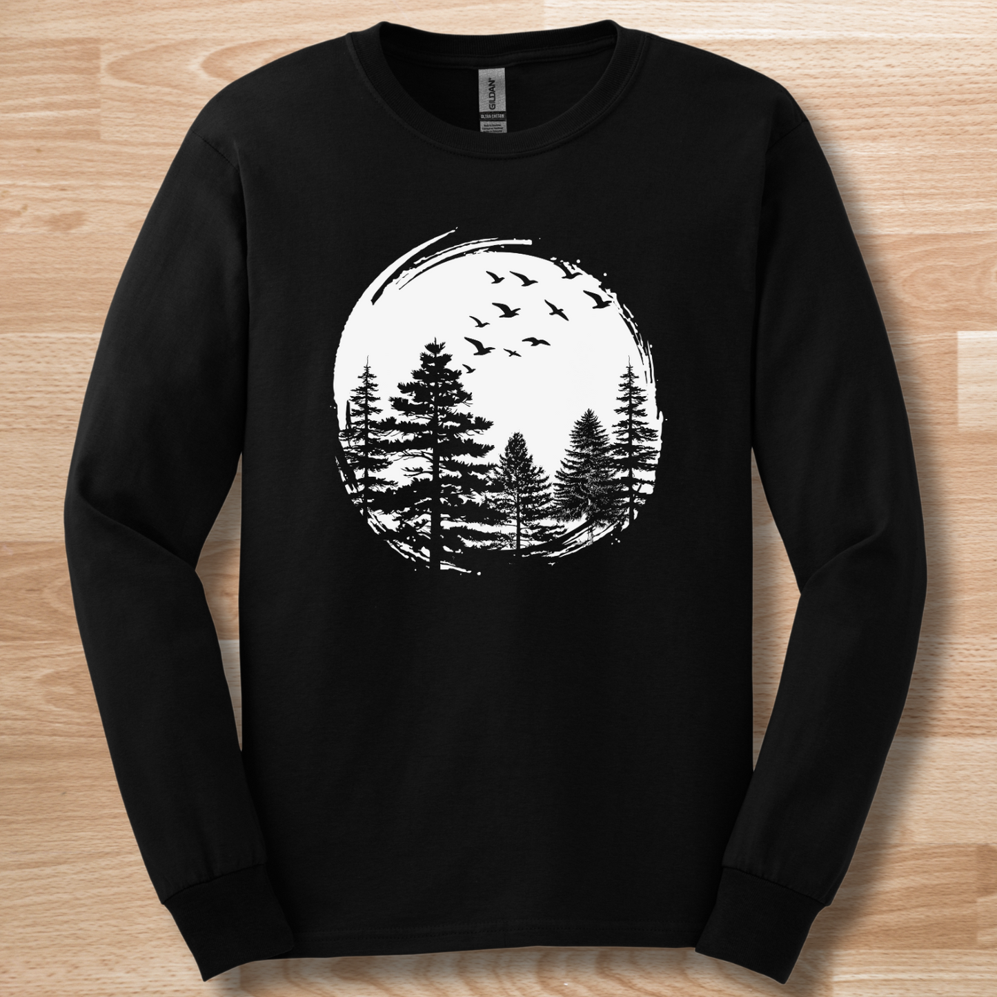 Nature Lover Pines Long Sleeve Tee | Camping Gift Ideas