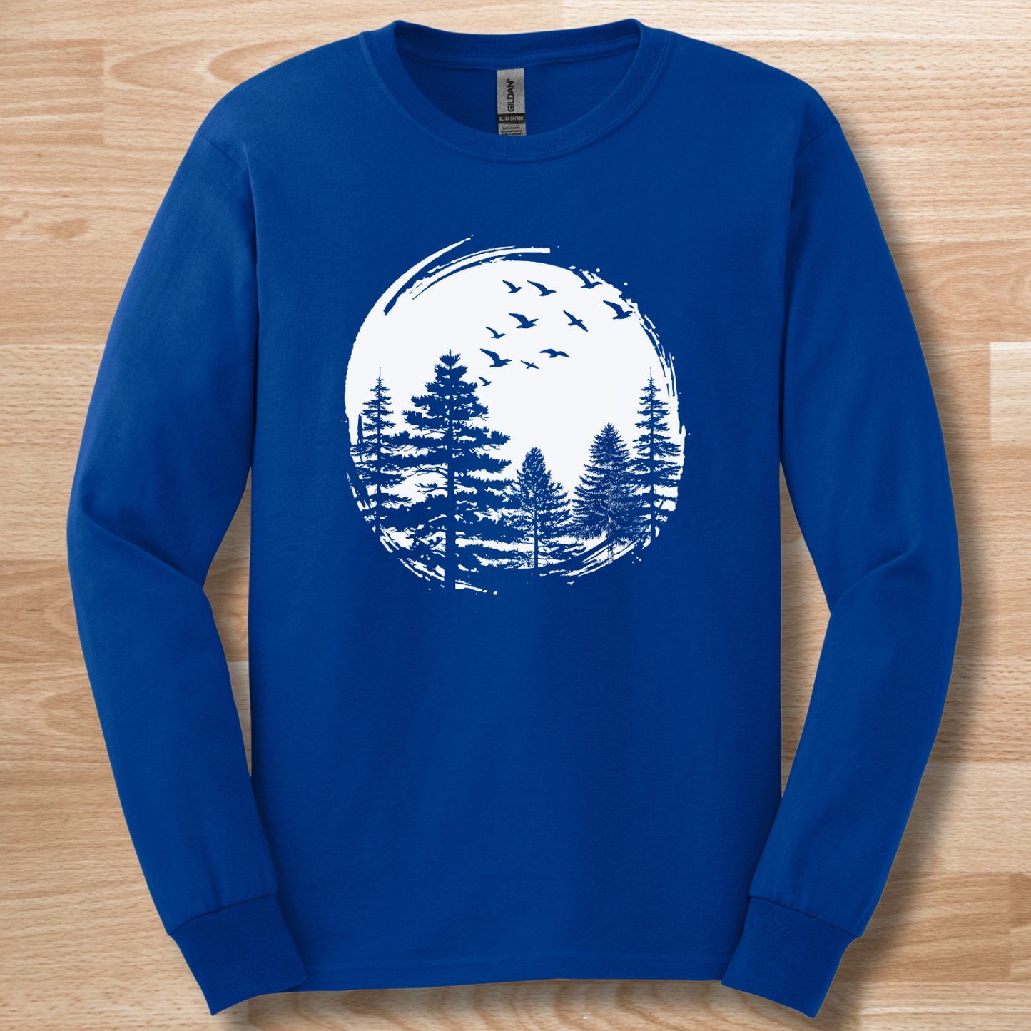 Nature Lover Pines Long Sleeve Tee | Camping Gift Ideas