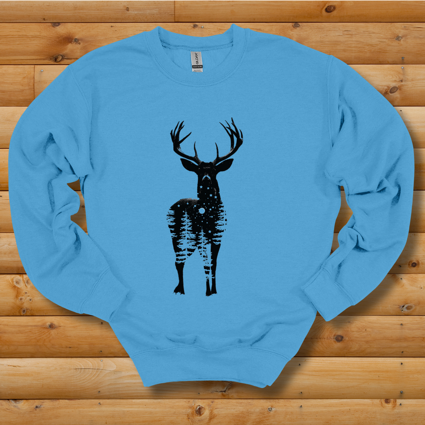 Starry Night Deer Sweatshirt | Hunting Sweatshirts
