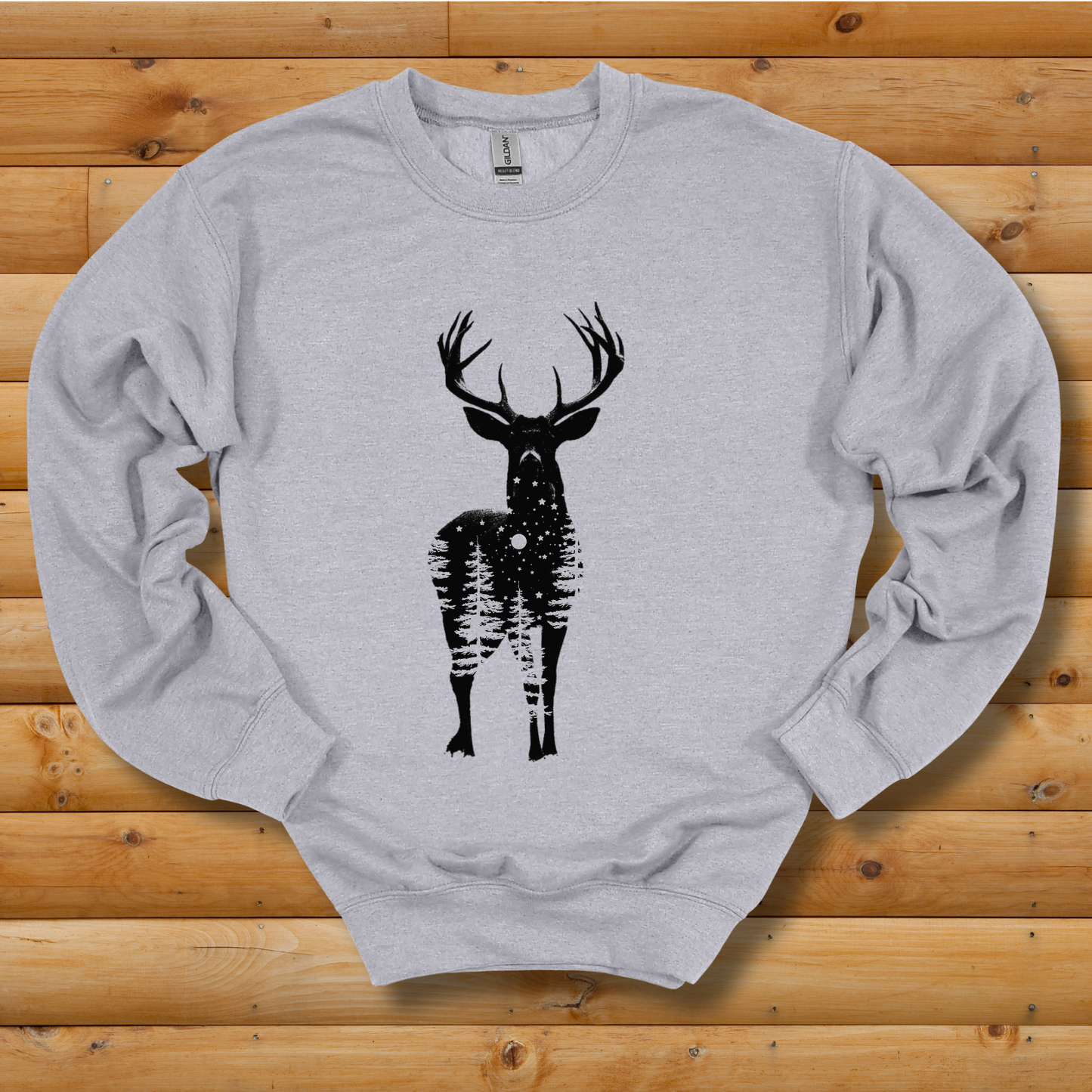 Starry Night Deer Sweatshirt | Hunting Sweatshirts