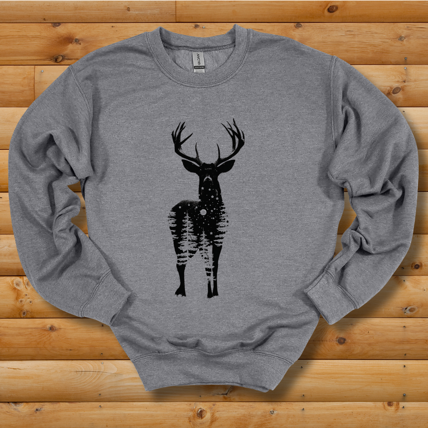 Starry Night Deer Sweatshirt | Hunting Sweatshirts
