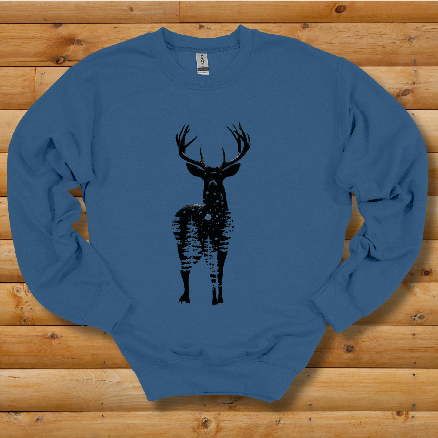 Starry Night Deer Sweatshirt | Hunting Sweatshirts
