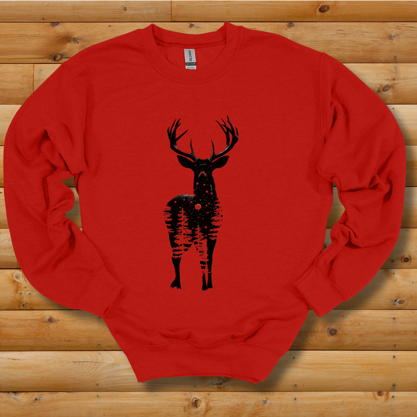 Starry Night Deer Sweatshirt | Hunting Sweatshirts