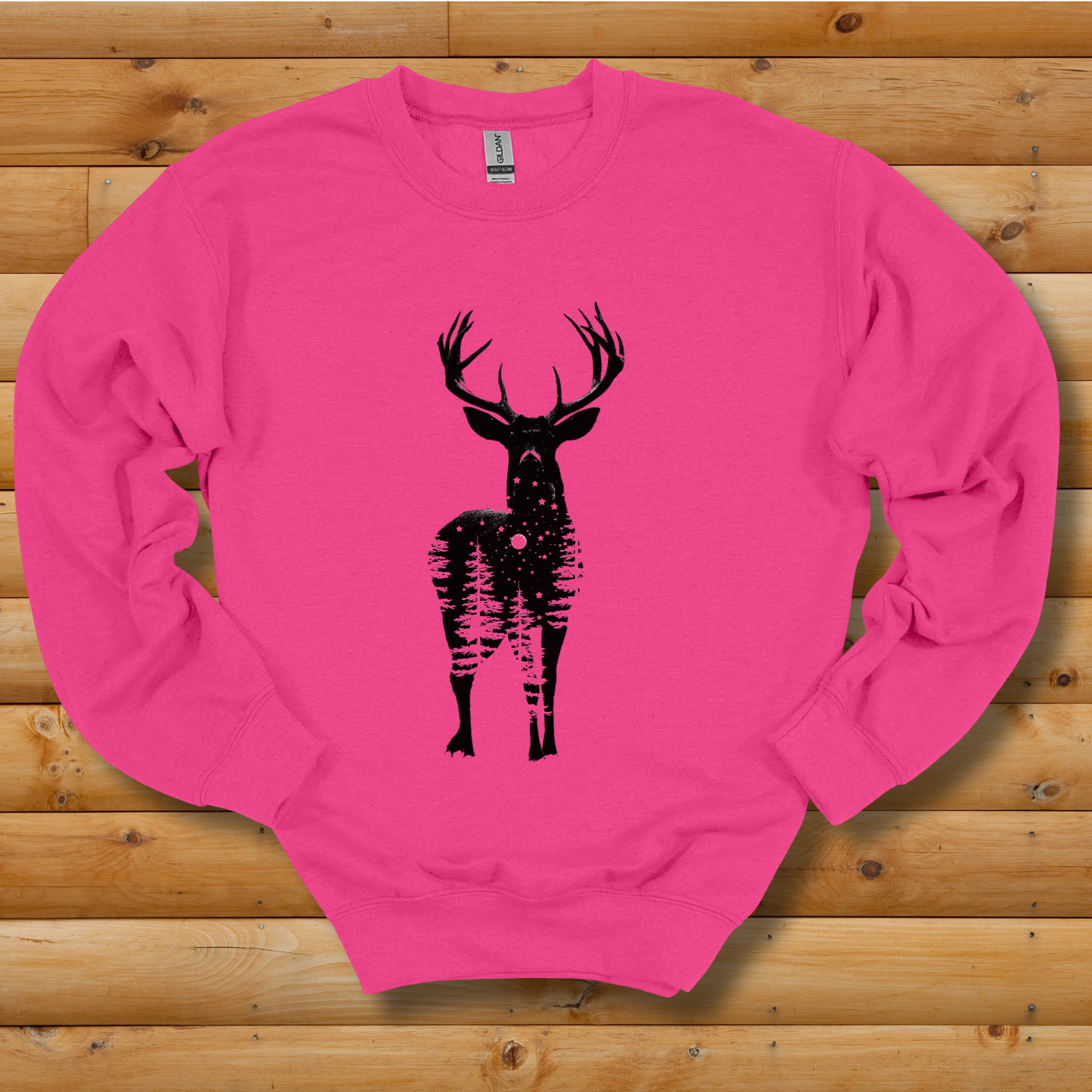 Starry Night Deer Sweatshirt | Hunting Sweatshirts