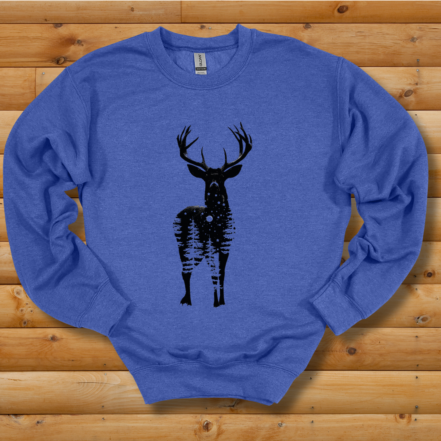 Starry Night Deer Sweatshirt | Hunting Sweatshirts