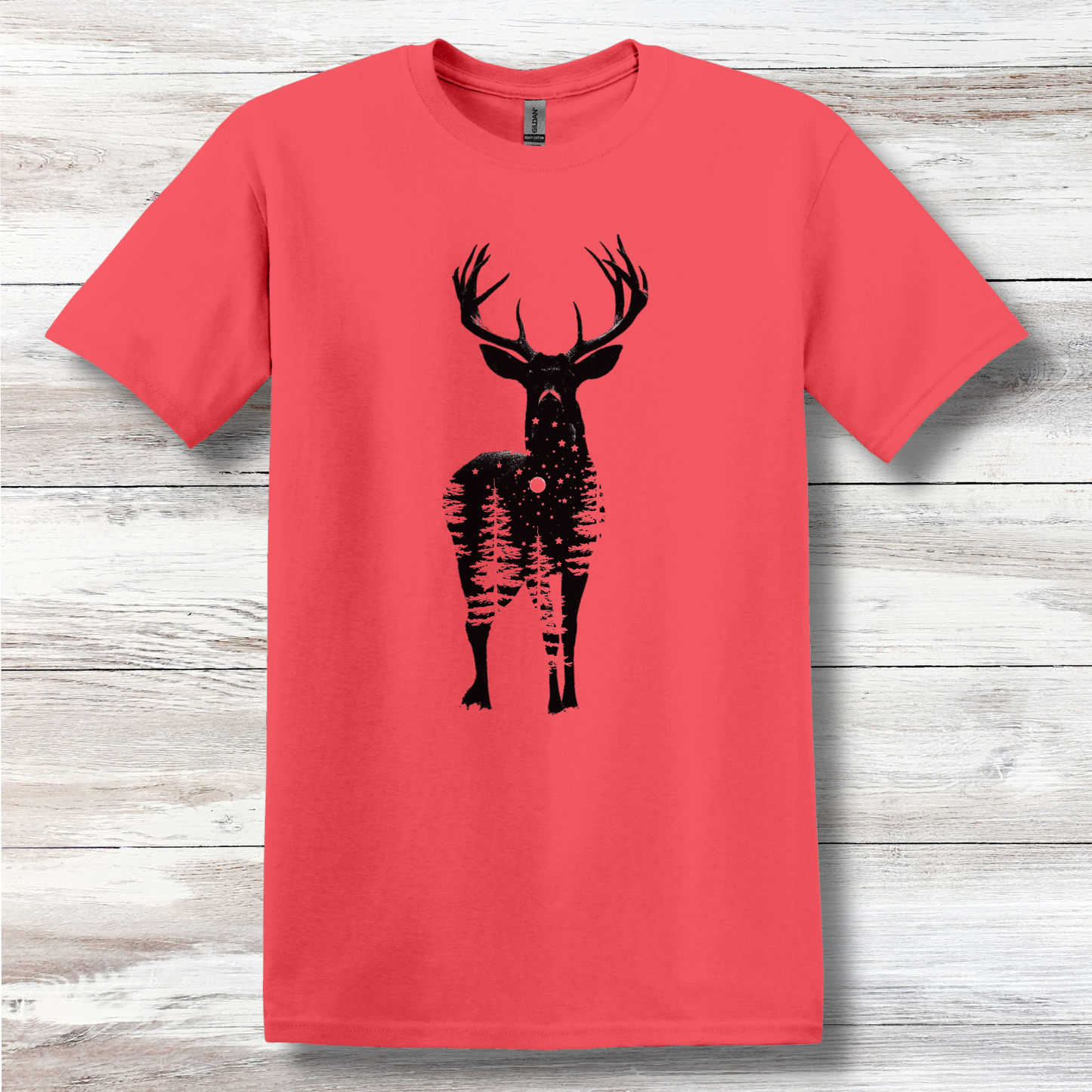 Starry Night Deer T-Shirt | Hunting Shirts