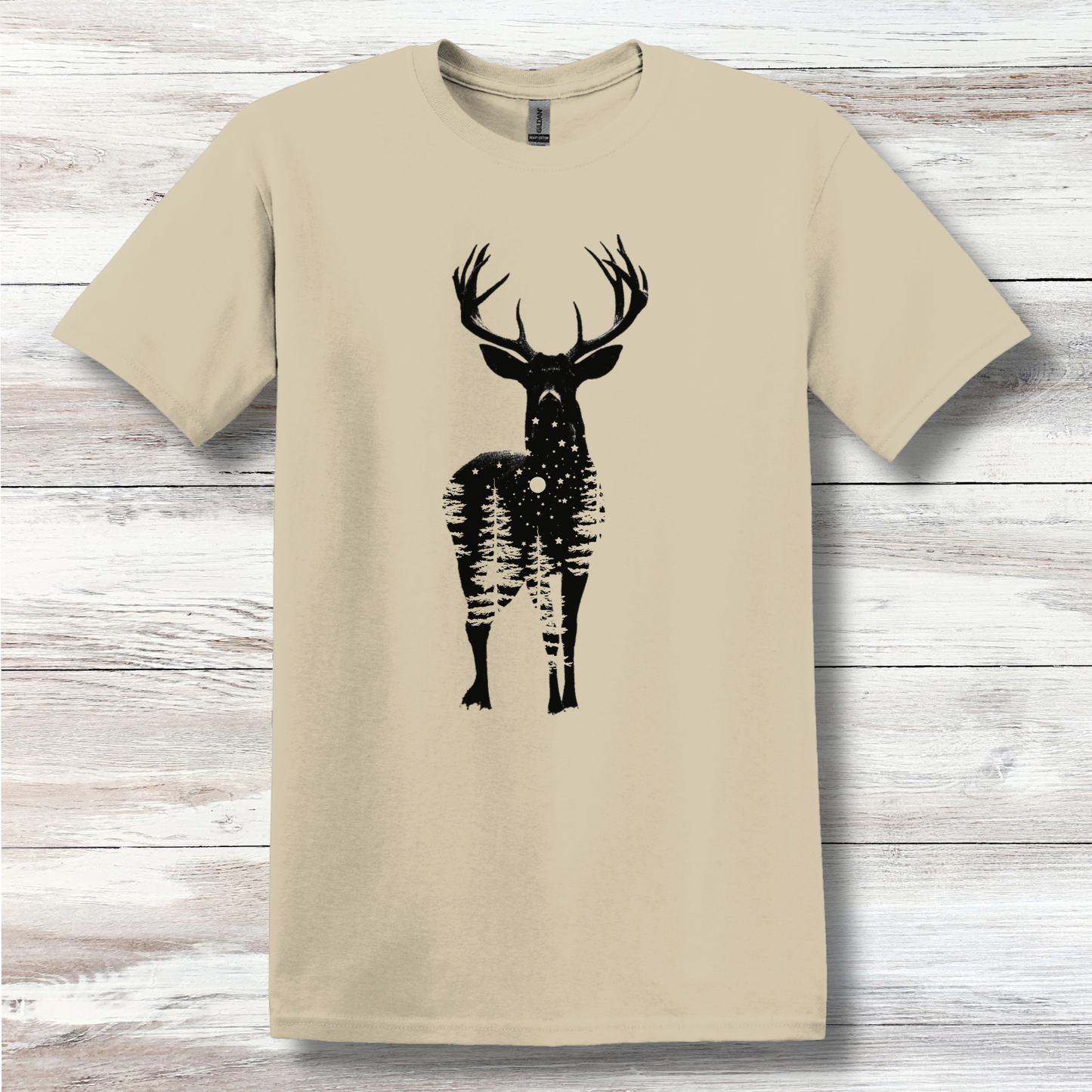 Starry Night Deer T-Shirt | Hunting Shirts